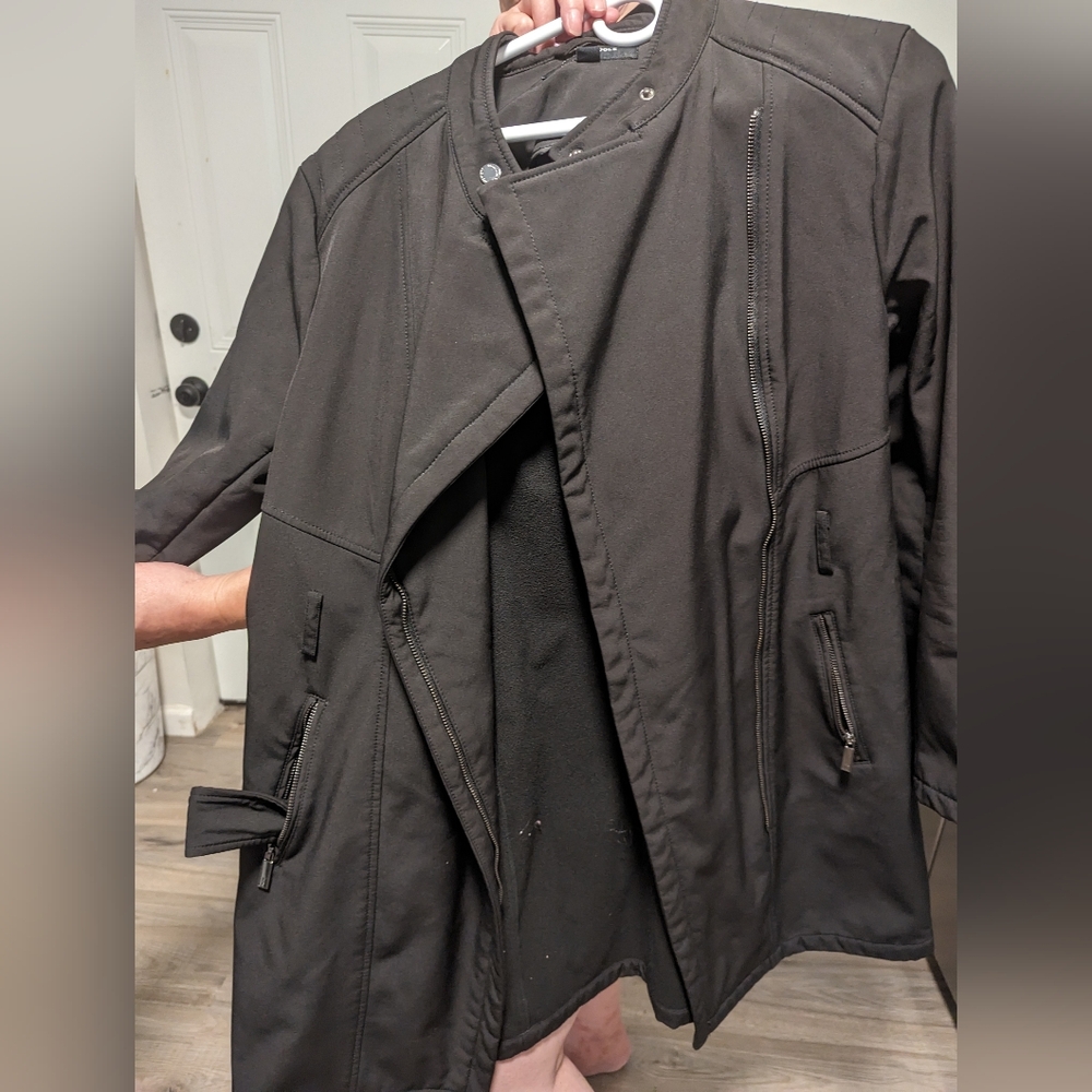 Kenneth Cole Water Resistant Black Coat